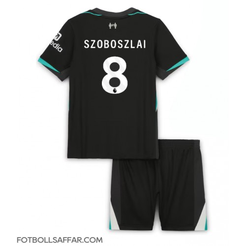 Liverpool Dominik Szoboszlai #8 Bortadräkt Barn 2024-25 Kortärmad (+ Korta byxor)